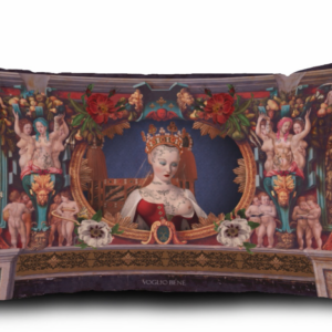 Rectangular Velvet Cushion Cover ...Cosmic Girl