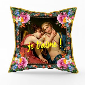 50cm Luxury Velvet Cushion Cover .. Je Taime